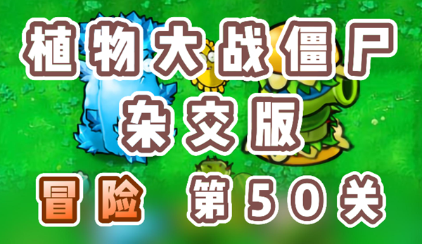 植物大战僵尸杂交版冒险第50关通关详细教程(图1) 植物大战僵尸杂交版冒险第50关通关详细教程(图1)