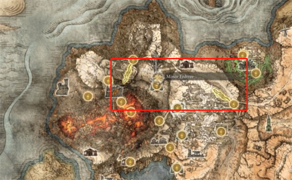 艾尔登法环铅化硬露滴位置(图1) 艾尔登法环铅化硬露滴位置(图1)