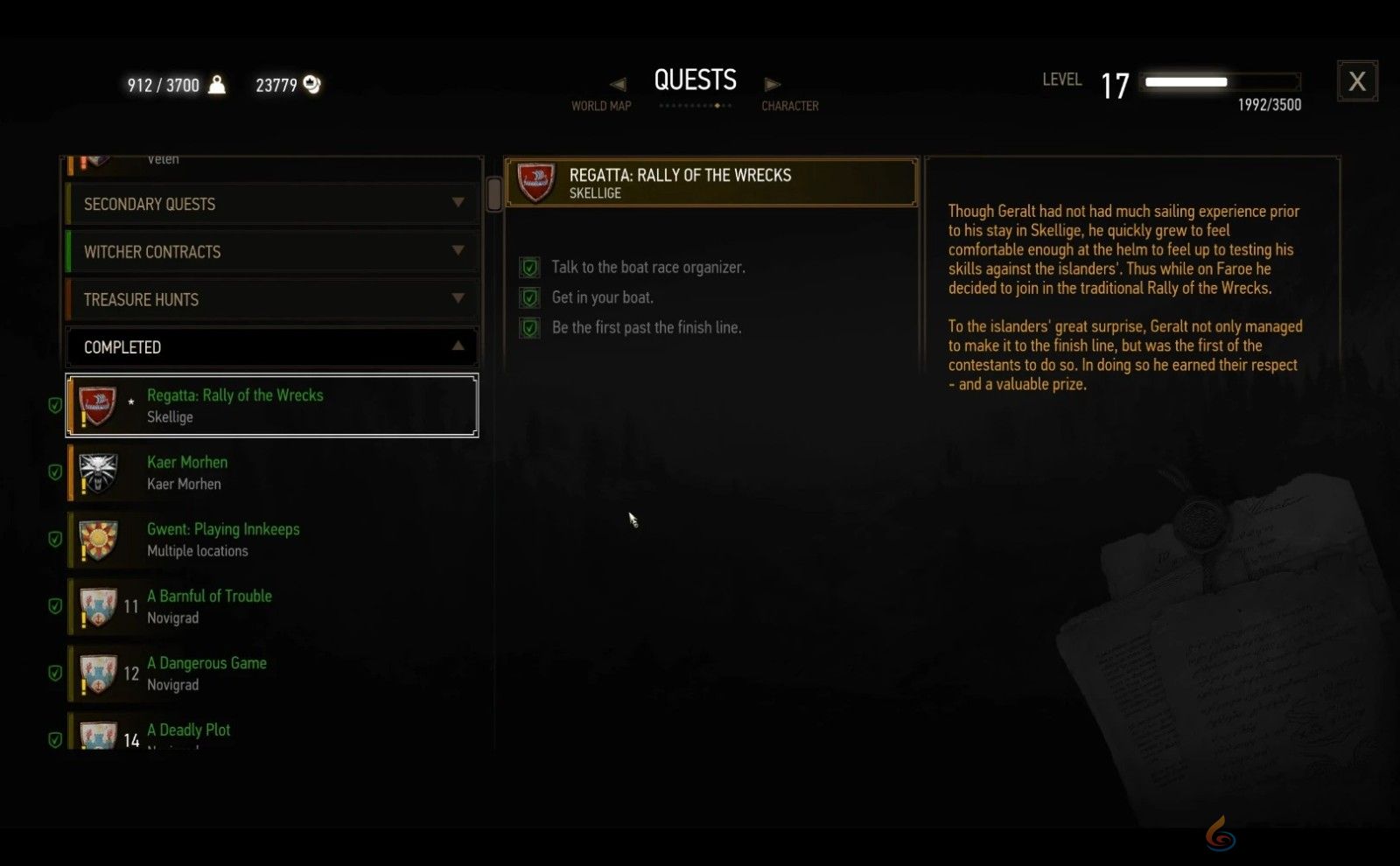 玩家恢复《巫师3》被删内容 赛船小游戏得以重见光明(图5) 玩家恢复《巫师3》被删内容 赛船小游戏得以重见光明(图5)