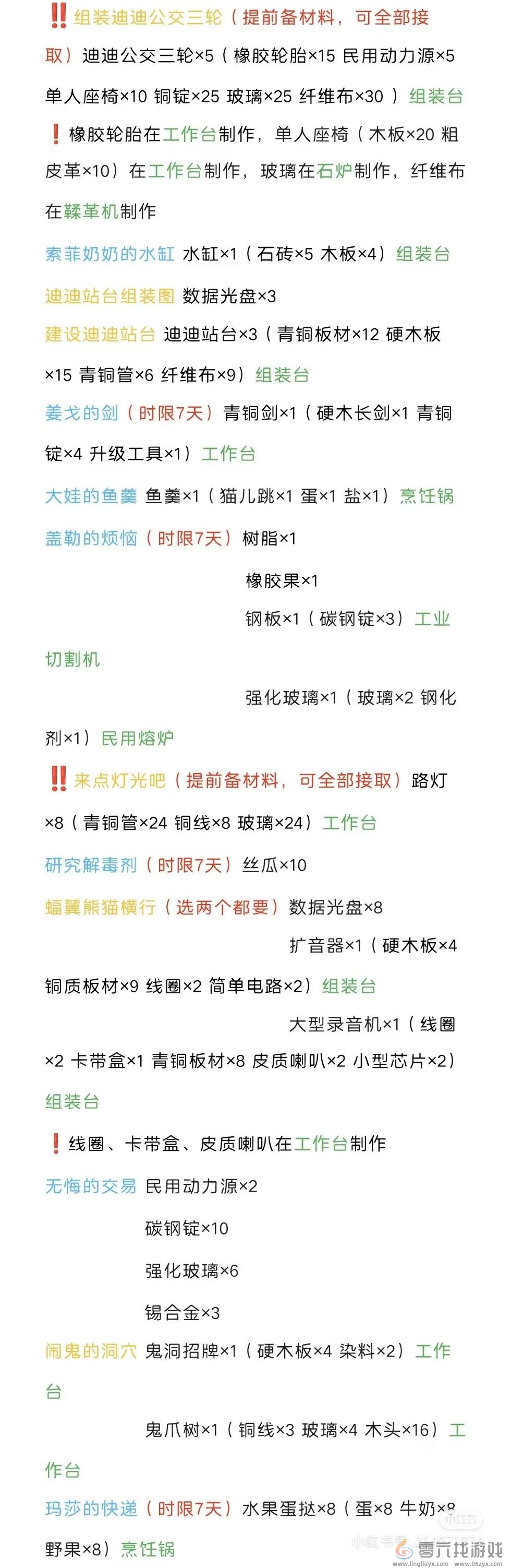 《波西亚时光》主线支线任务材料大全(图3) 《波西亚时光》主线支线任务材料大全(图3)