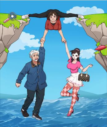 就我眼神好勇闯悬崖帮他们减轻重量到100kg通关攻略