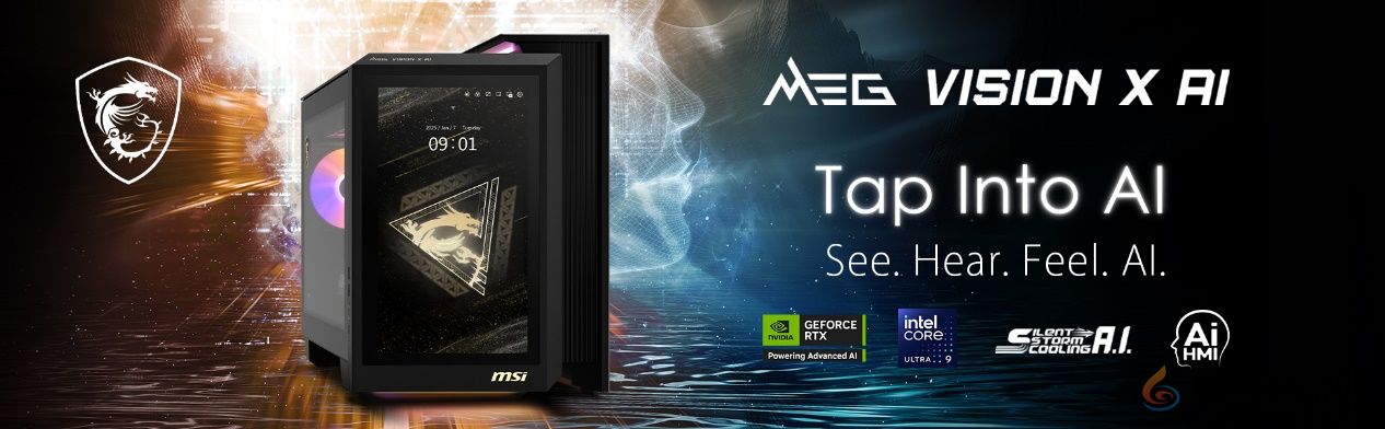 微星推出搭载5080显卡的MEG VISION X AI幻影第二代新品游戏主机 微星推出搭载5080显卡的MEG VISION X AI幻影第二代新品游戏主机(图1)