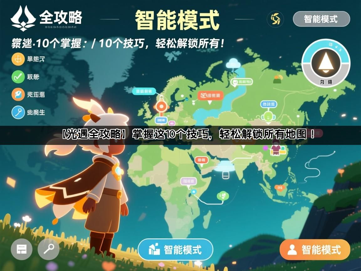 【光遇全攻略】掌握这10个技巧，轻松解锁所有地图！