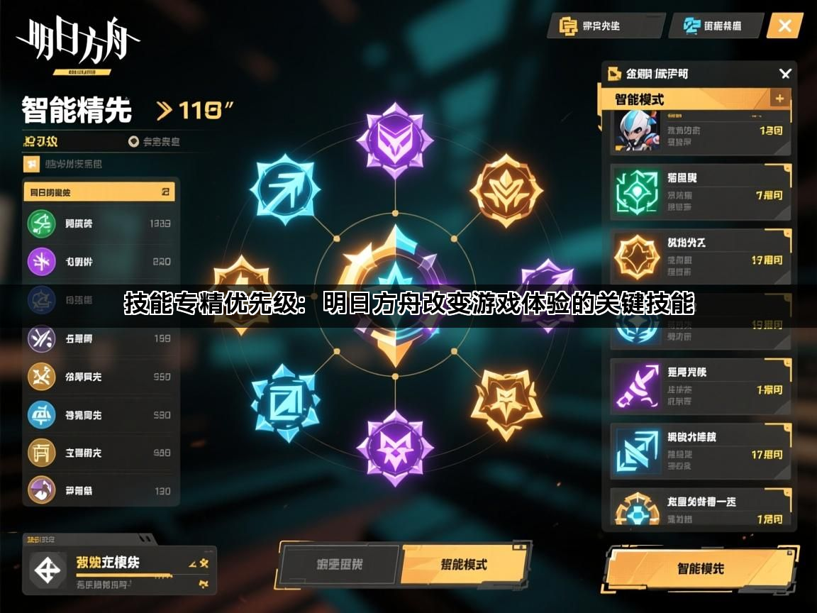 技能专精优先级：明日方舟改变游戏体验的关键技能