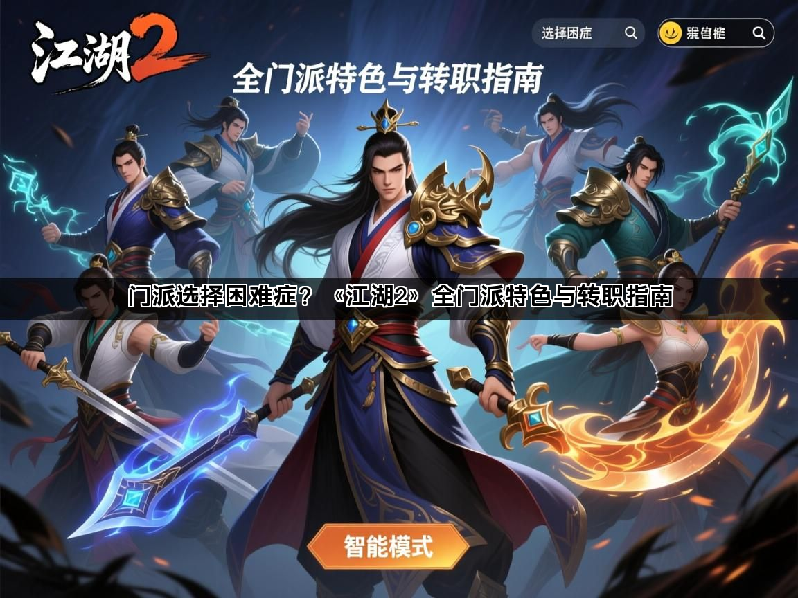 门派选择困难症？《江湖2》全门派特色与转职指南