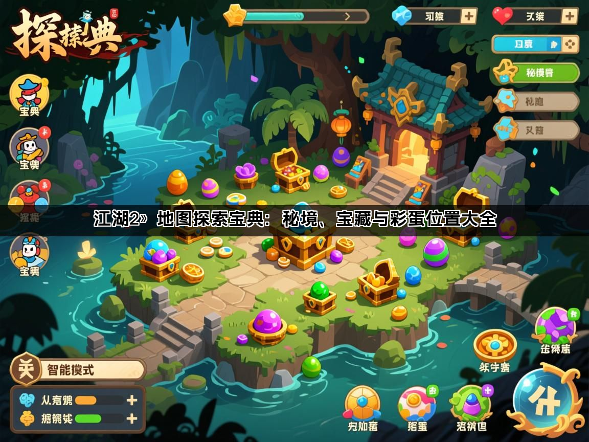 江湖2》地图探索宝典：秘境、宝藏与彩蛋位置大全