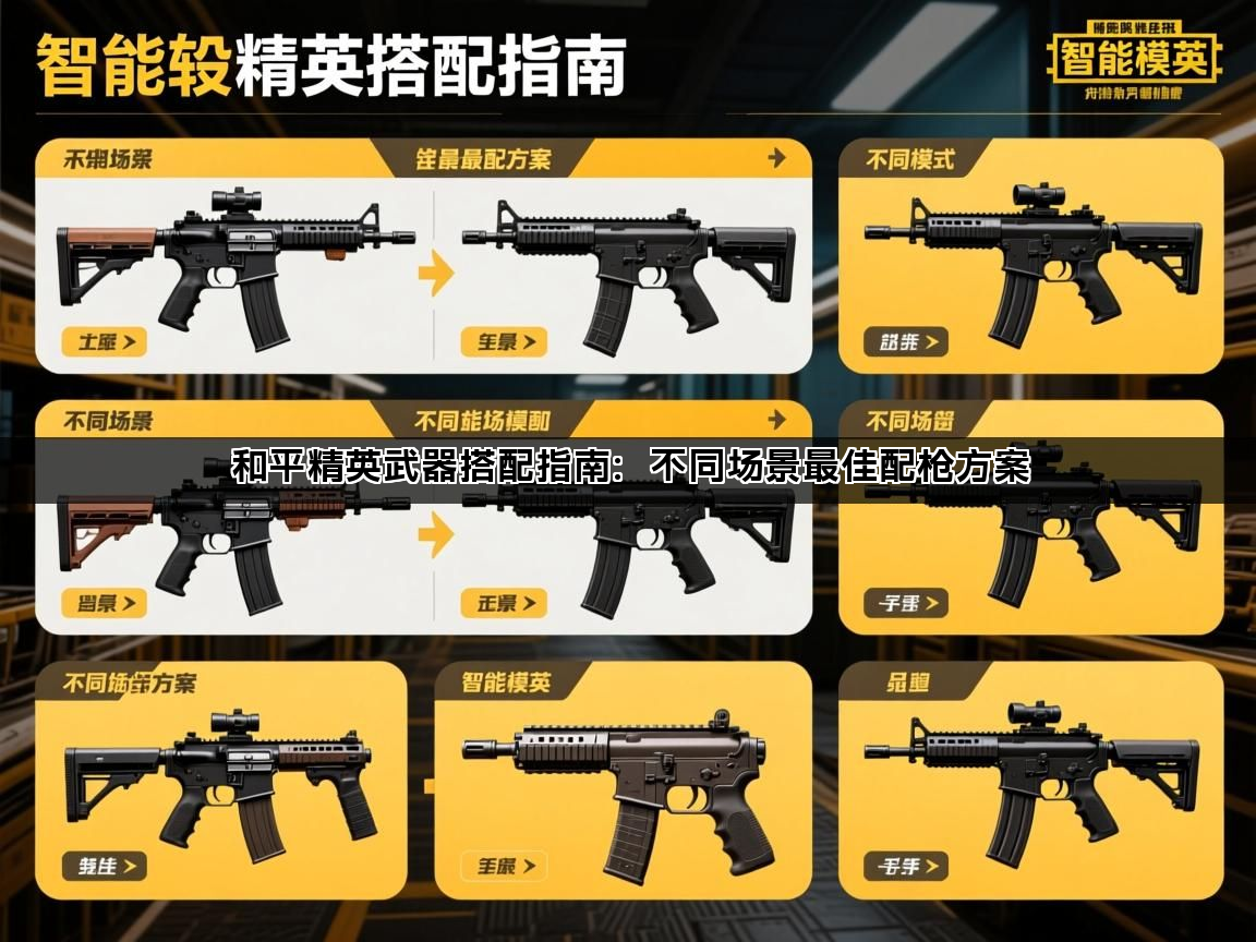 和平精英武器搭配指南：不同场景最佳配枪方案(图1)