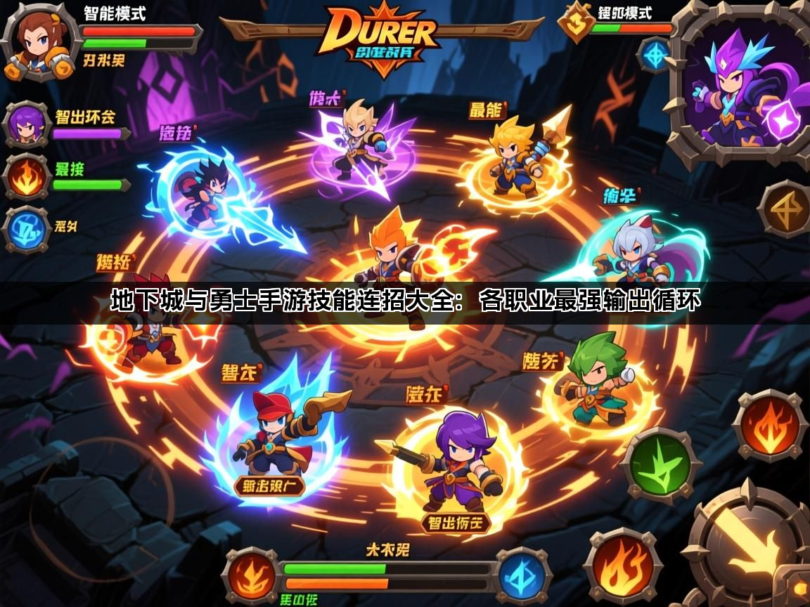 地下城与勇士手游技能连招大全：各职业最强输出循环