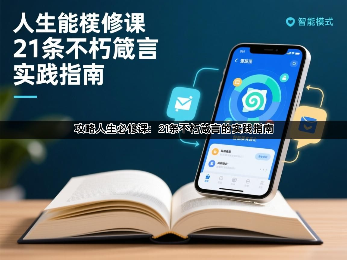 攻略人生必修课：21条不朽箴言的实践指南(图1)