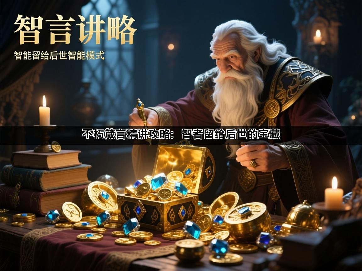 不朽箴言精讲攻略：智者留给后世的宝藏